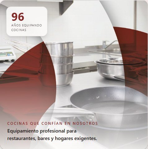 Cocinas que confían en nosotros — equipamiento profesional para restaurantes, bares y hogares exigentes.
